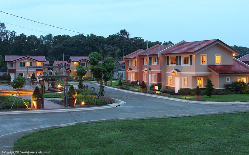 Camella Bacolod community at night