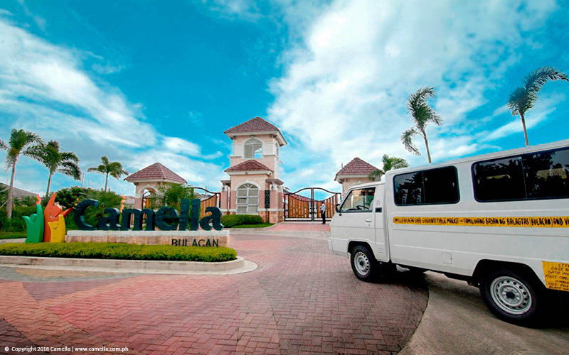 Camella Bulakan shuttle service and entrance