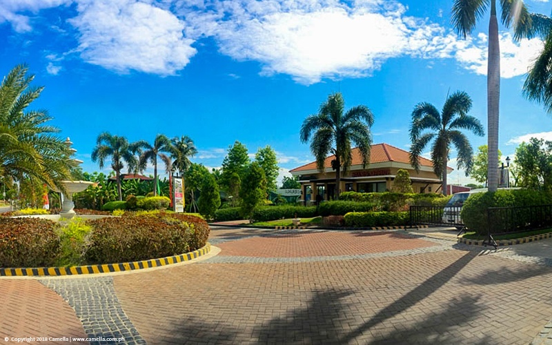 Camella Candon community with trees and plants