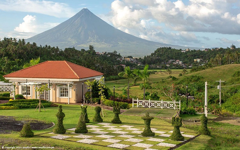 Camella Legazpi overlooking Mount Mayon