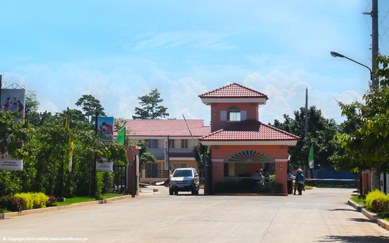 Camella Puerto Princesa safe and secured entrance gate