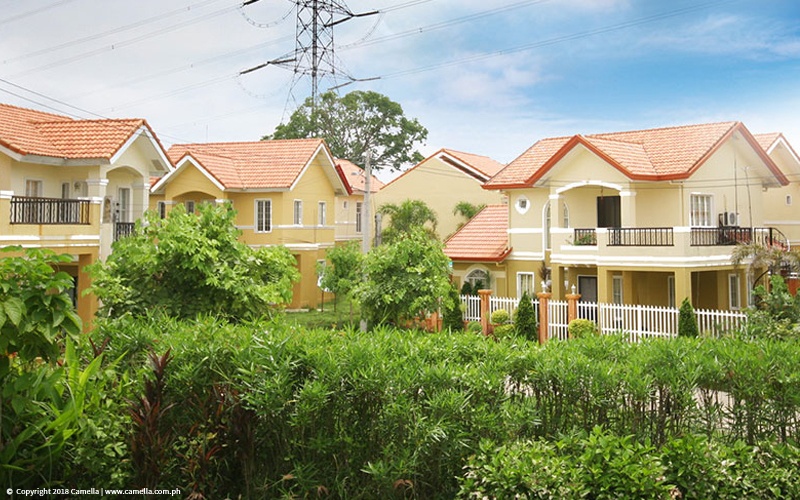 Camella Wedgewood houses and plants