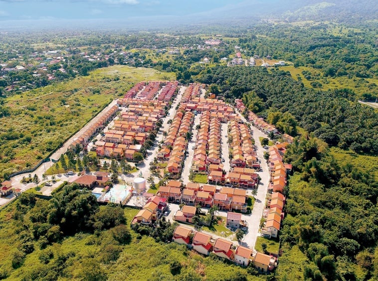Inside Camella Bataan community surrounded by lush greeneries