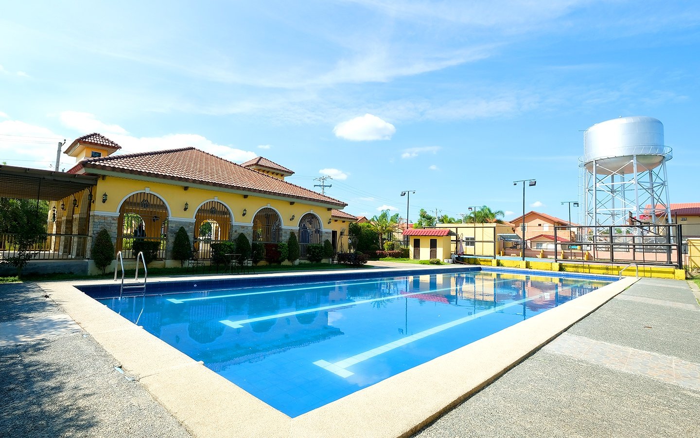 Camella Bataan clubhouse and swimming pool