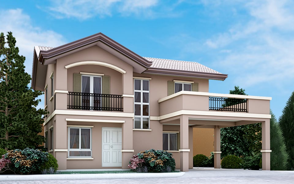 Camella Grande Series Greta with spacious balcony and car port