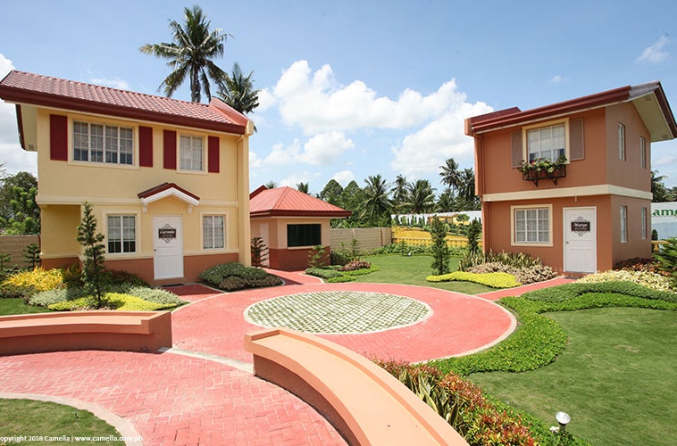 Camella Tagum Trails house and lot units with garden