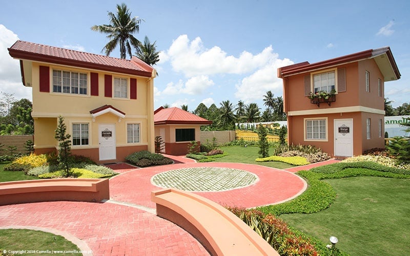 Camella Tagum Trails house and lot units with garden