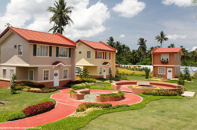 Camella Tagum Trails house and lot units with garden