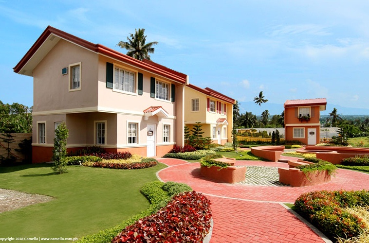 Camella Tagum Trails house and lot units with garden