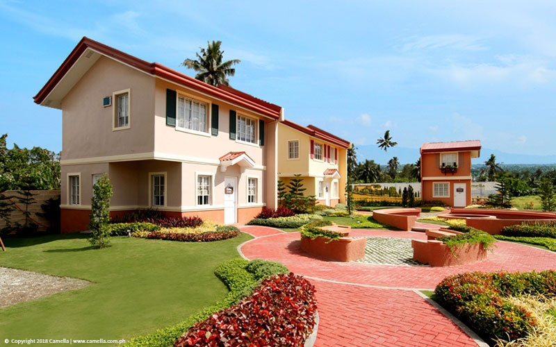 Camella Tagum Trails house and lot units with garden