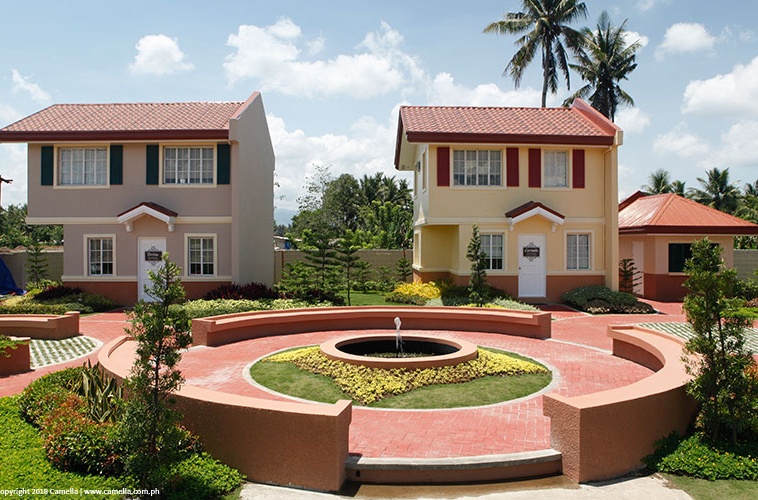 Camella Tagum Trails house and lot units with garden