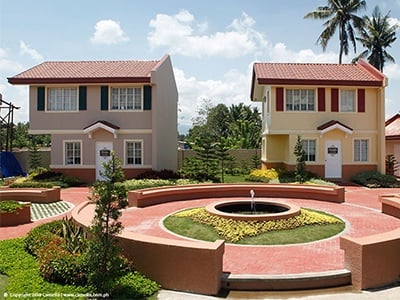 Camella Tagum Trails house and lot units with garden