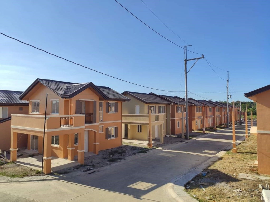 Camella Sta. Maria community with house and lot units