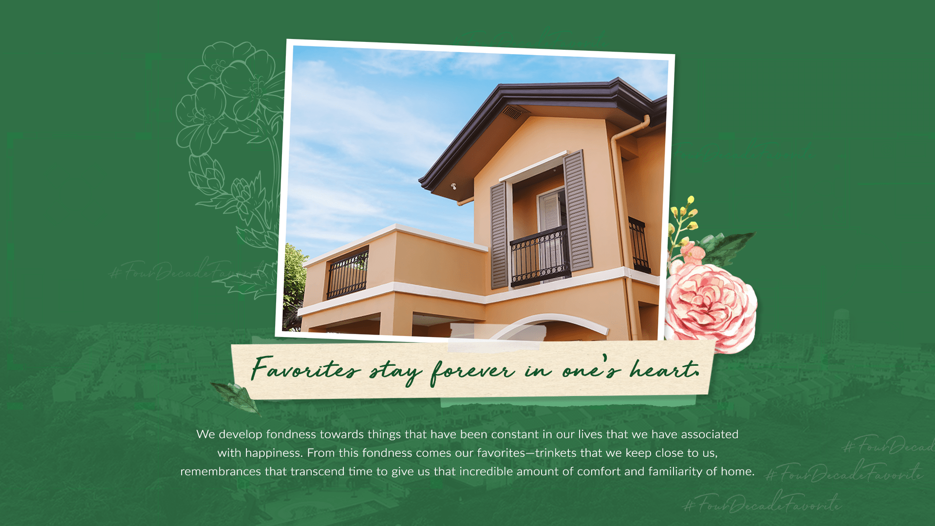 Camella anniversary four-decade favorite with Freya with balcony