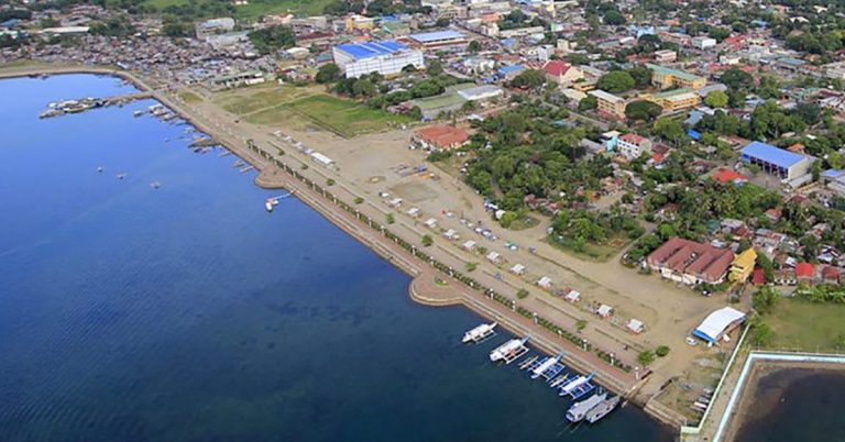 Aerial View of Puerto Princesa’s open seaside community park