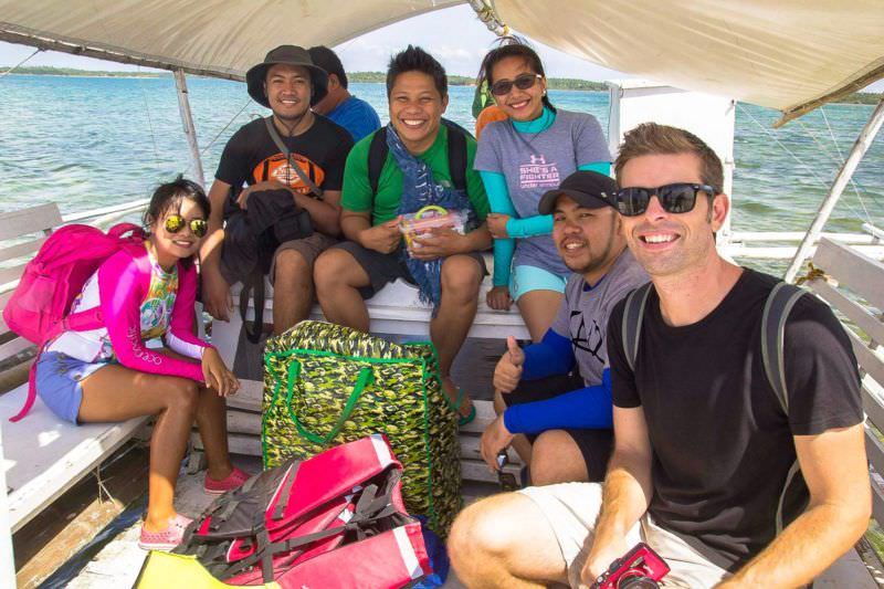 Friendly locals with foreigners