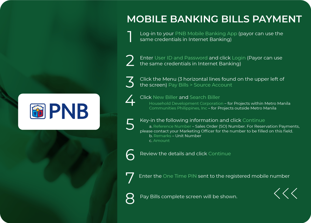 PNB Mobile Banking Bills Payment