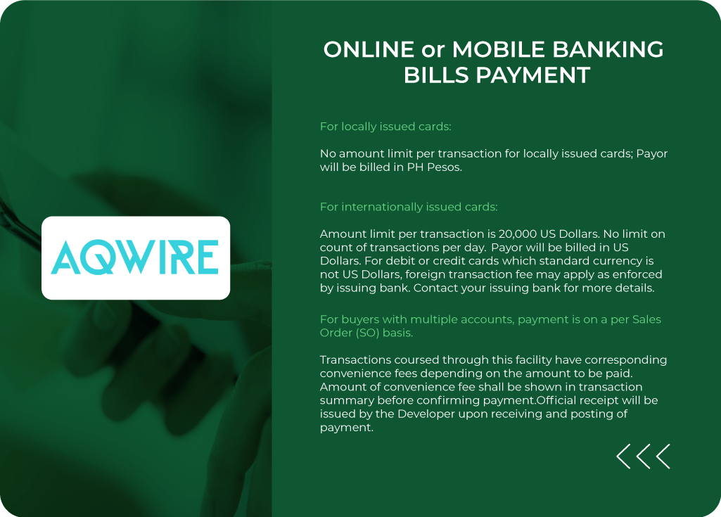 AQWIRE Bills Payment