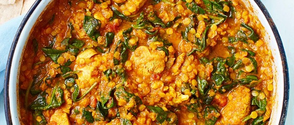 Healthy Curry Chicken Saag Recipe