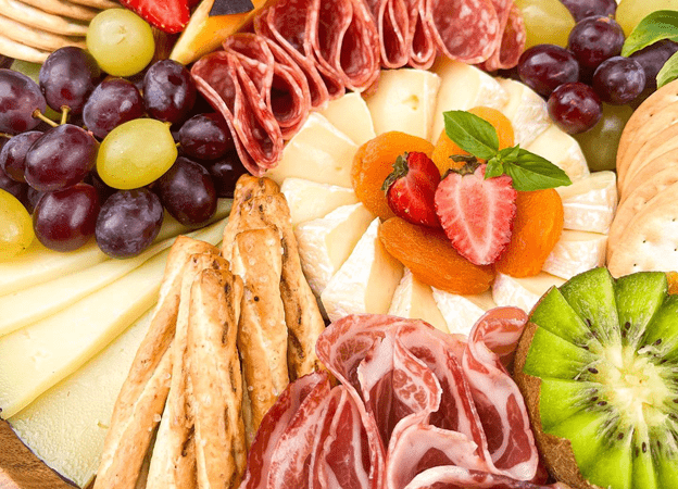A picture containing plate, food, fruit, dish
Description automatically generated