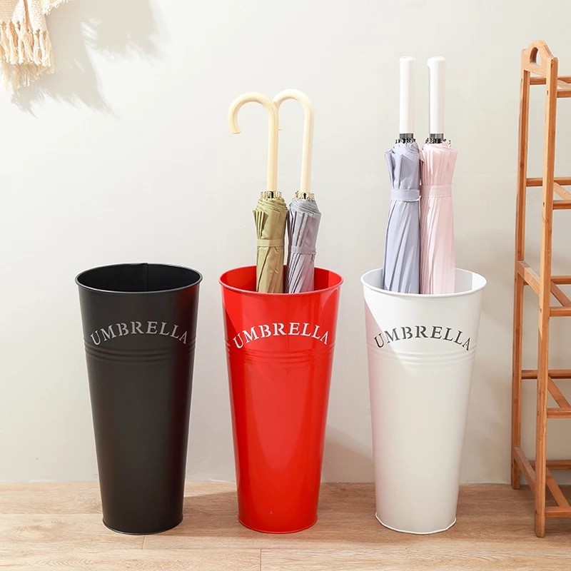Umbrella Holder European Modern Fashion Umbrella Stand for Office Home Wrought Iron Umbrella Storage Bucket organizer mx11011131|Umbrella Stands| - AliExpress