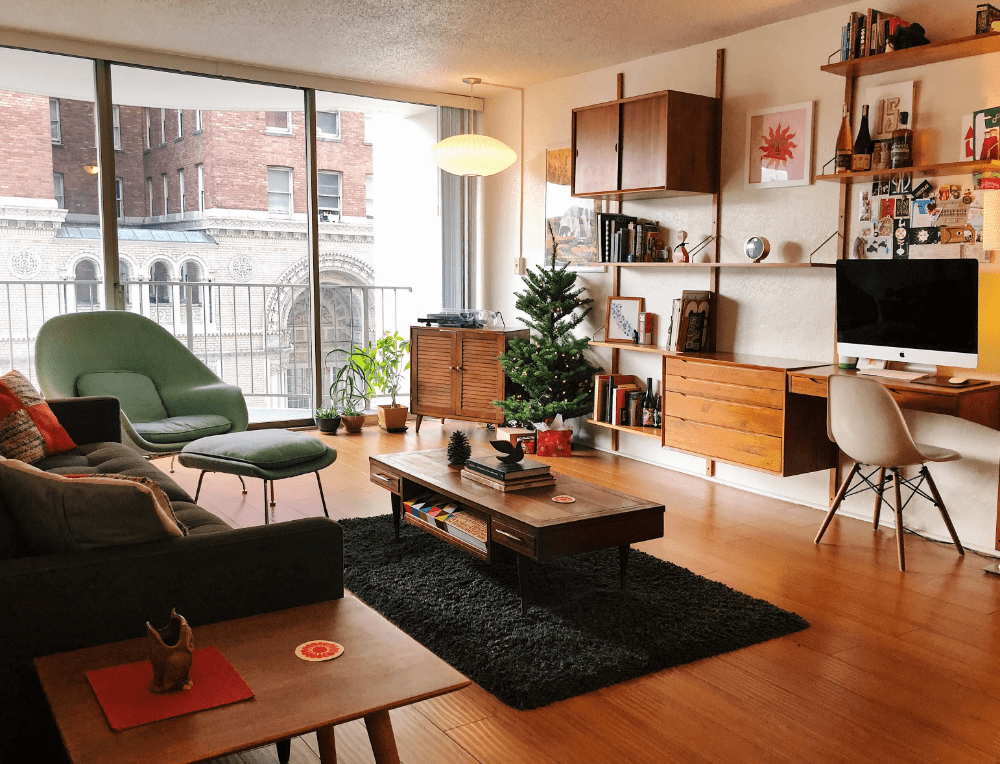 Mid-Century Modern interior design trend on TikTok