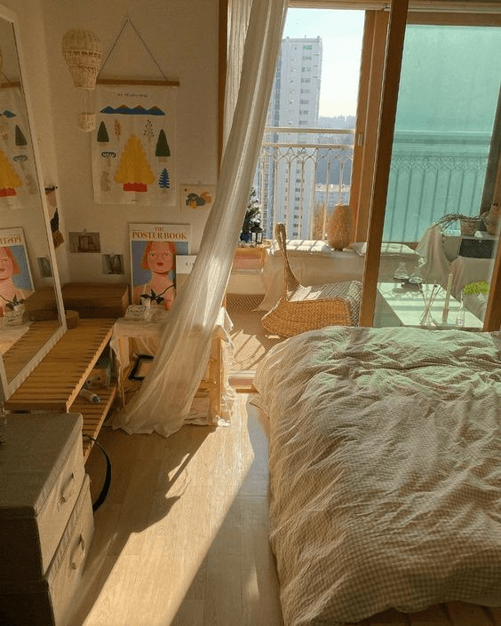 Make sure your room has soft ambient lighting | Image from Pinterest