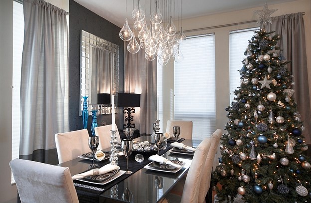 Place a Christmas Tree in the Dining Room