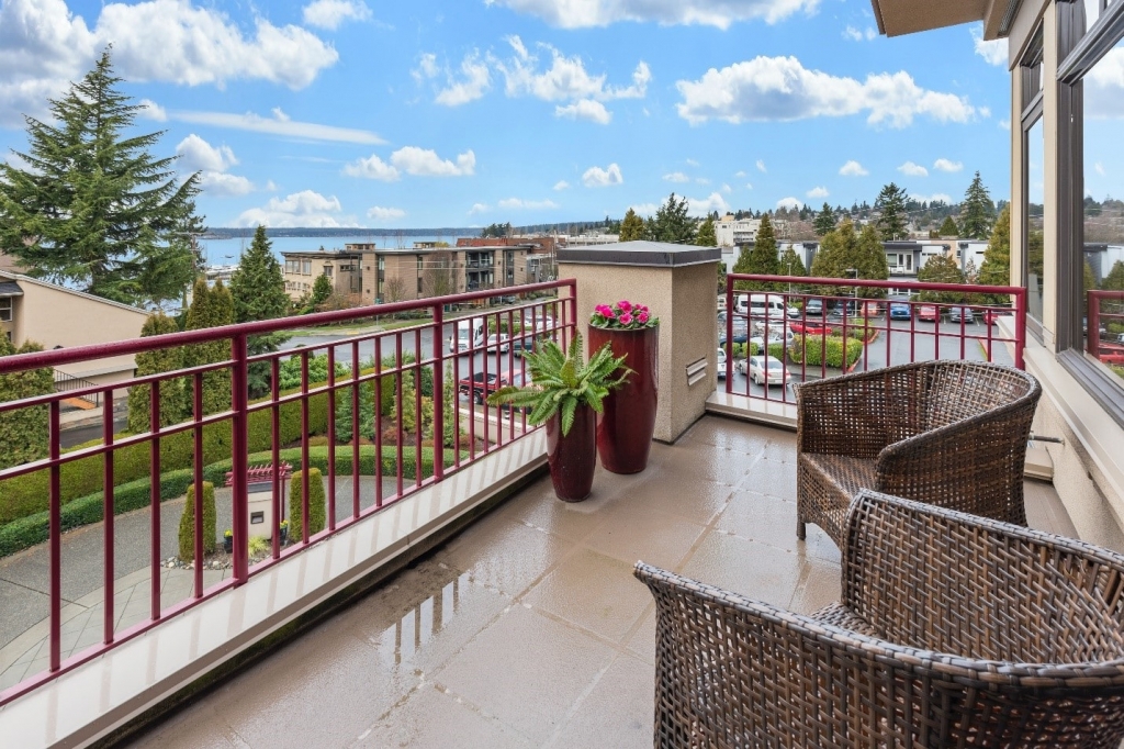 A balcony with a view