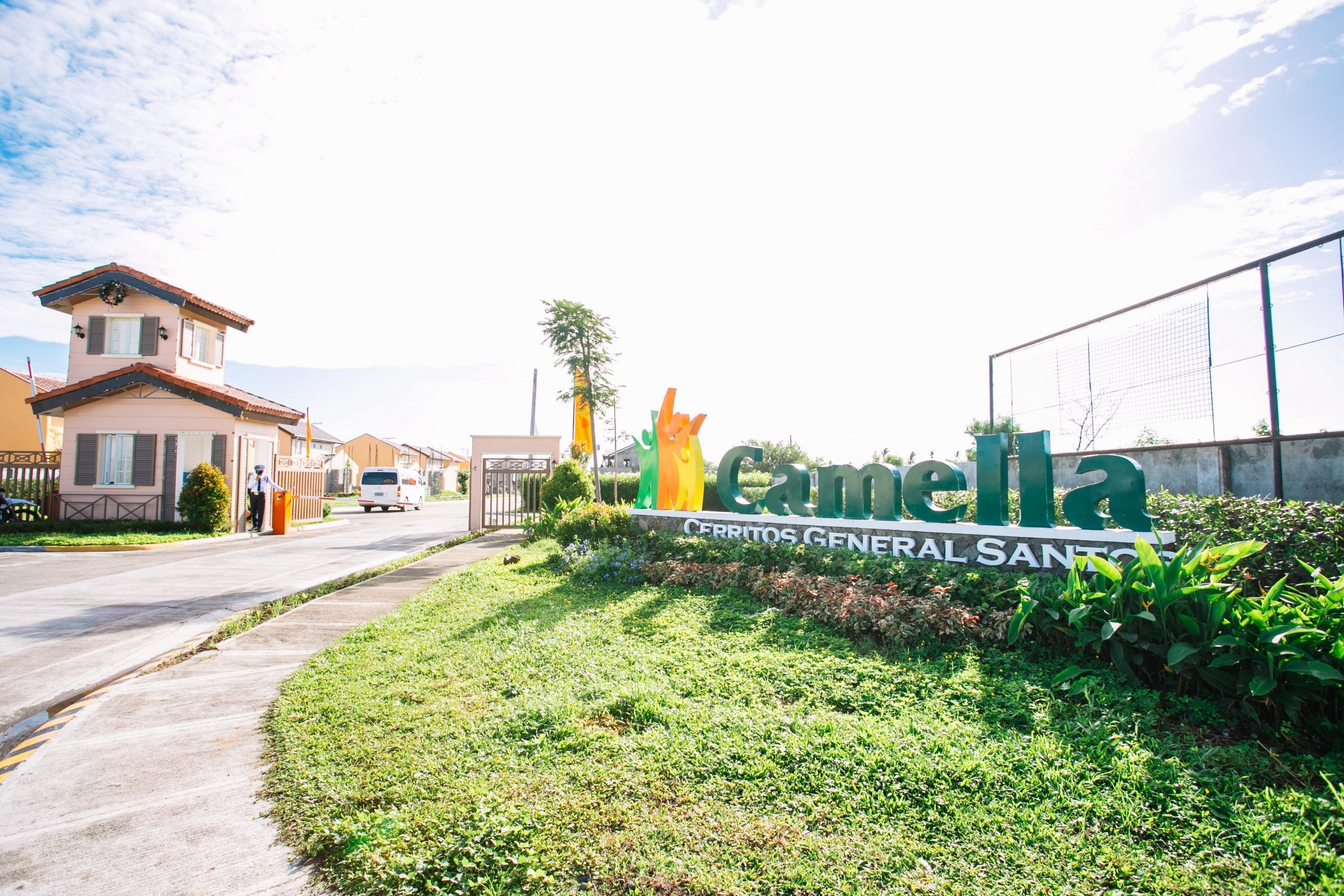 entrance marker of subdivision in general santos city south cotabato in camella homes gensan