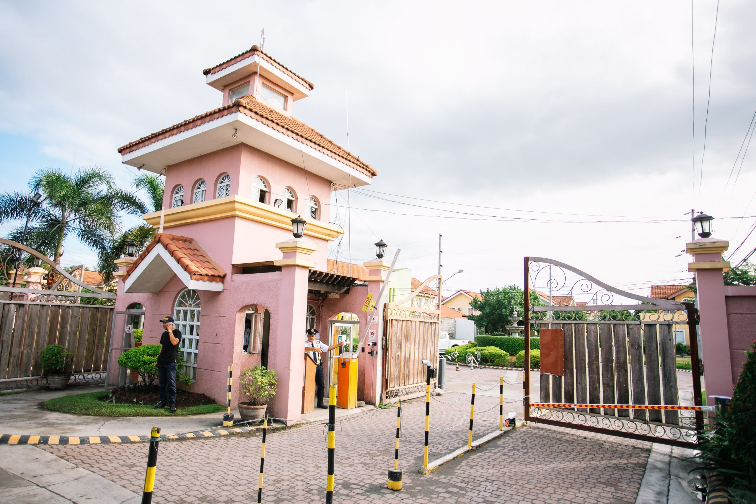 entrance gate of real estate property developer in general santos city south cotabato in camella homes gensan