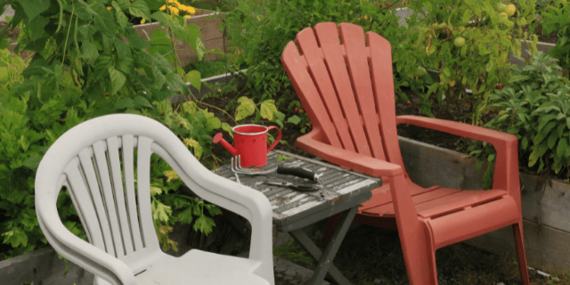 Create relaxing spots around your yard