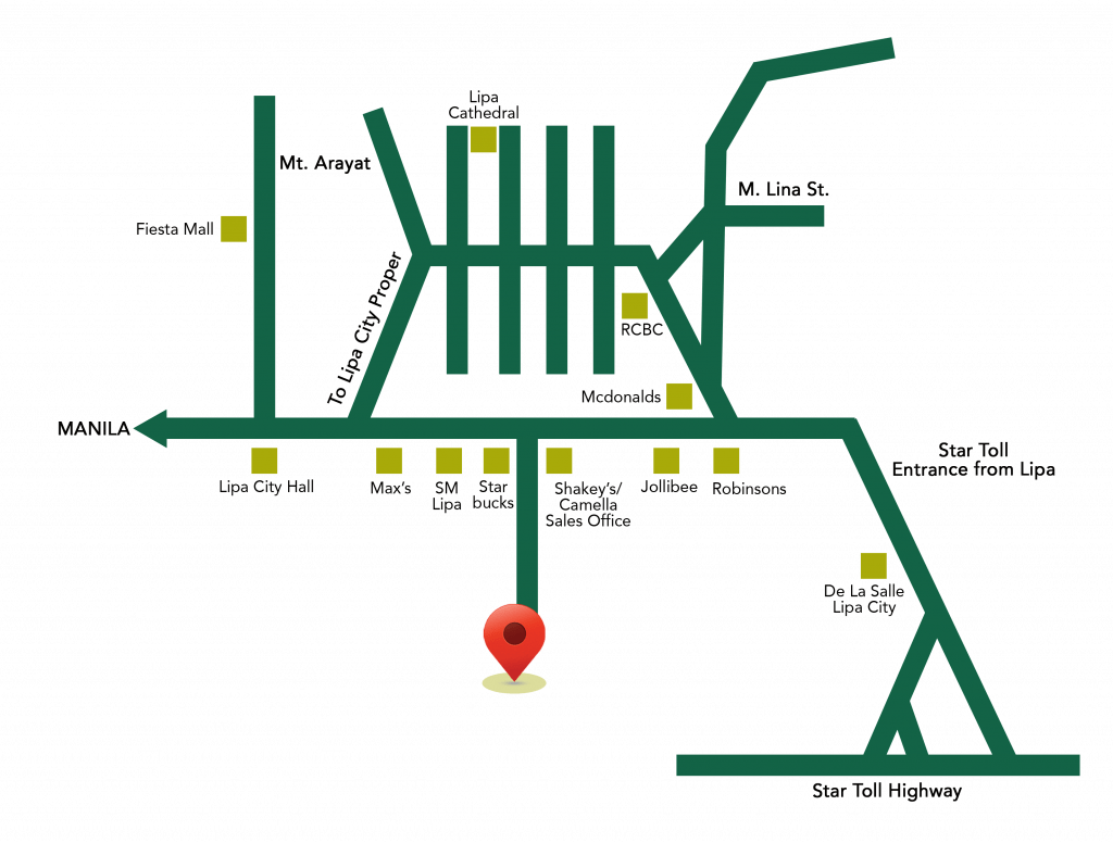 How to Get to Camella Lipa | Location Map | Camella Lipa