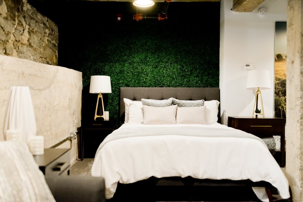 Soothing bedroom color palette