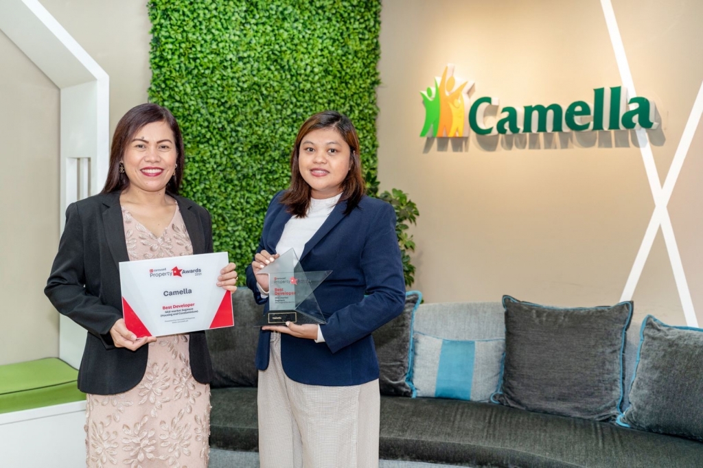 Camella recevies best mid-segment developer from Carousell Property Awards 2021