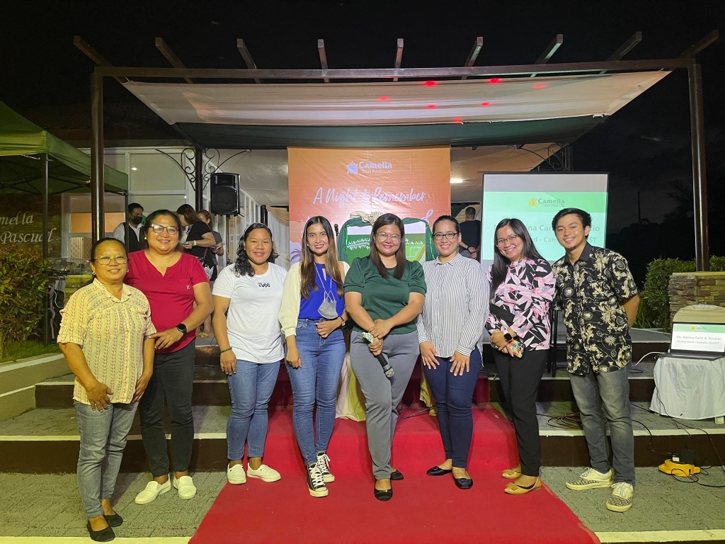 Camella marketing officers and selling partners gather for a night of new opportunities as they unveil Camella San Pascual’s expanded house and lot and accessibility offerings.