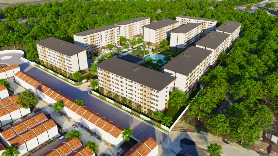 Daytime Community Shot of a Preselling condo in Lipa Batangas