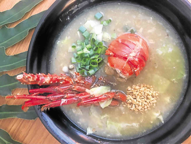 Hotel Sophia's Lobster Lugaw