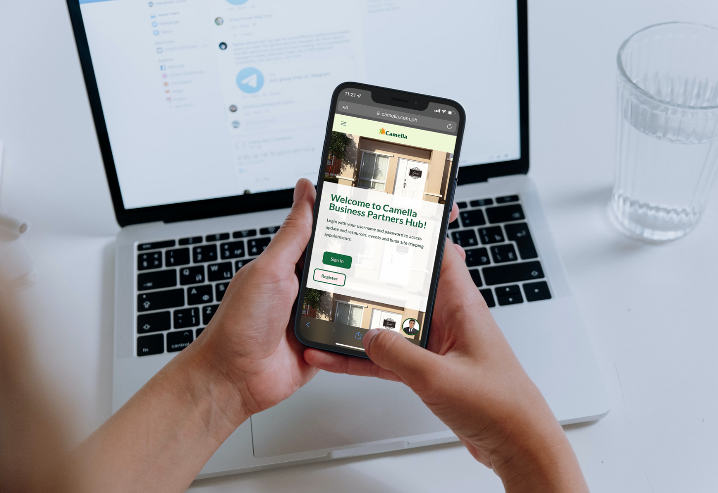 Camella Sellers' Hub Welcome Page