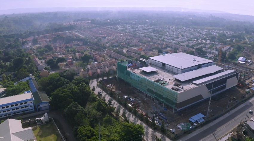 Vista Mall Davao Aerial view