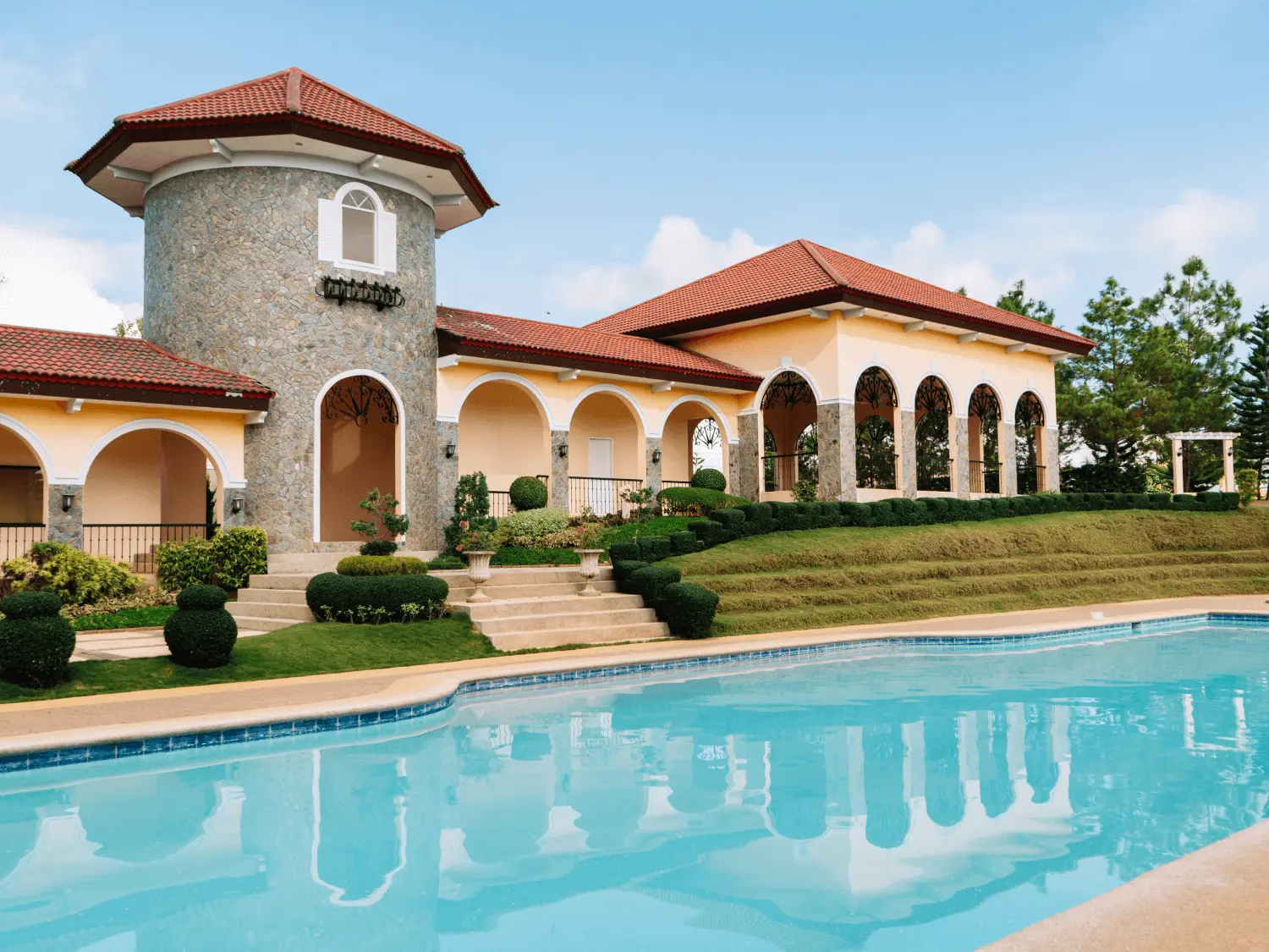 Clubhouse and swimming pool amenities available at house and lot for sale in camella homes