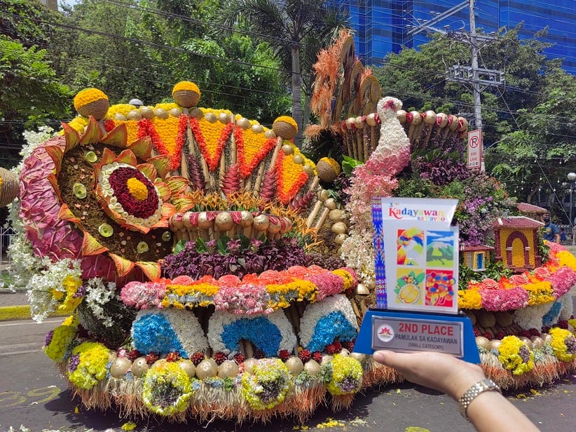 Camella's Infinity float successfully bags second place in the recently concluded Pamulak sa Kadayawan