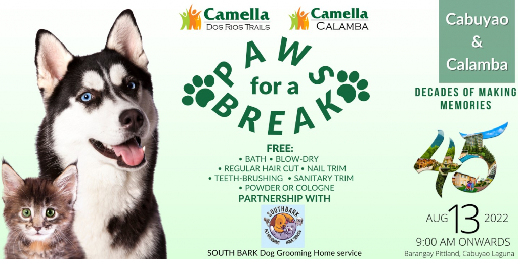 Paws for a Break at Camella Calamba