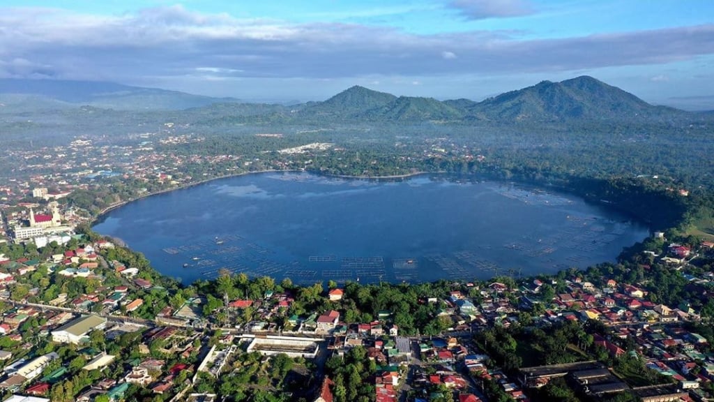 San Pablo City in Laguna featuring Sampolok lake