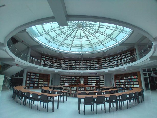 The interior of SorSU Library Photo Courtesy Sorsogon State University Library FB Page