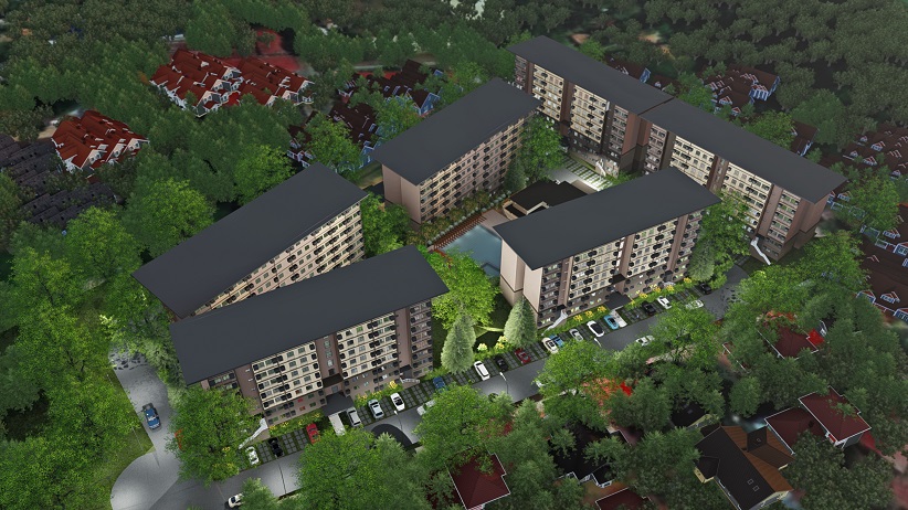 Aerial View at Night of Camella Manors Frontera