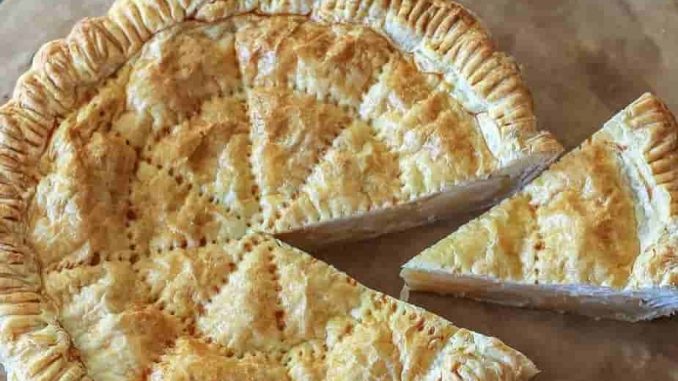 Buko Pie sliced for serving in Laguna Photo from Foodche