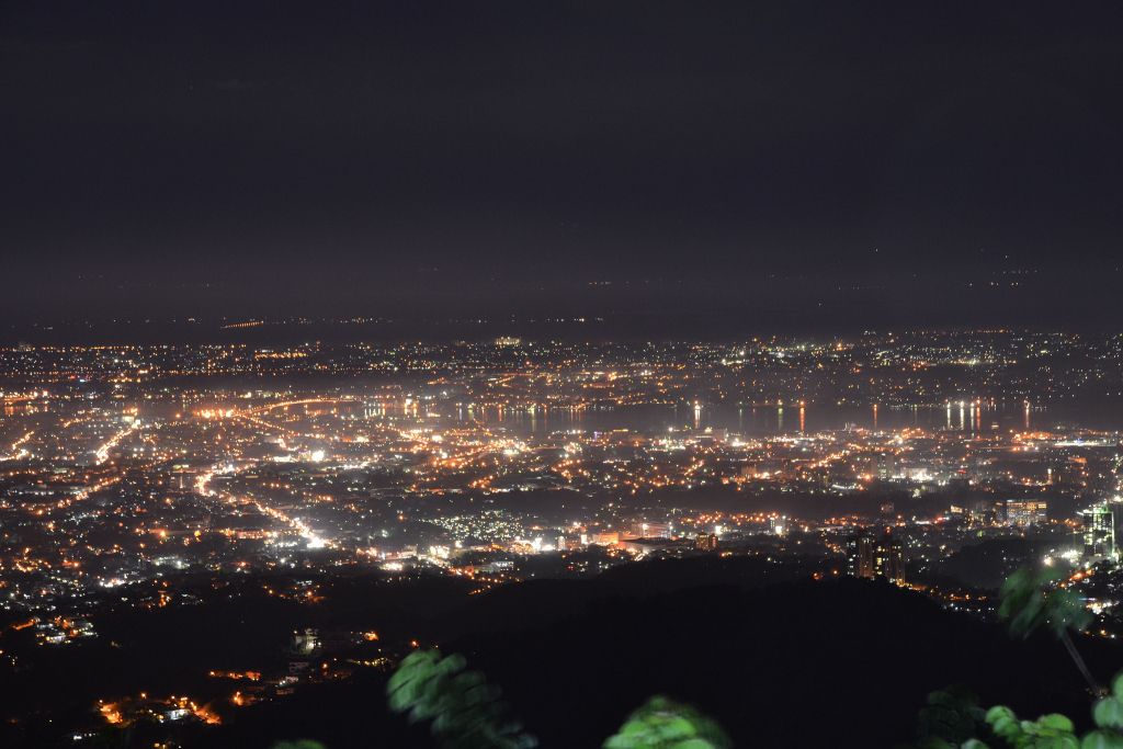 Cebu at Night Aerial View Photo from Culture Trip