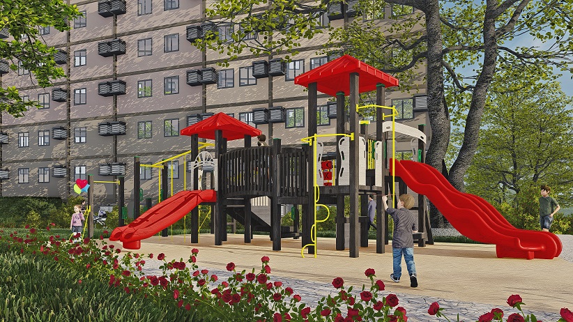 Kids play area at Camella Manors Frontera