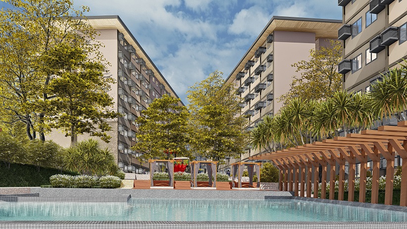Leisure pool at Camella Manors Frontera